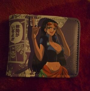 New Nico robin one piece anime manga leather wallet
